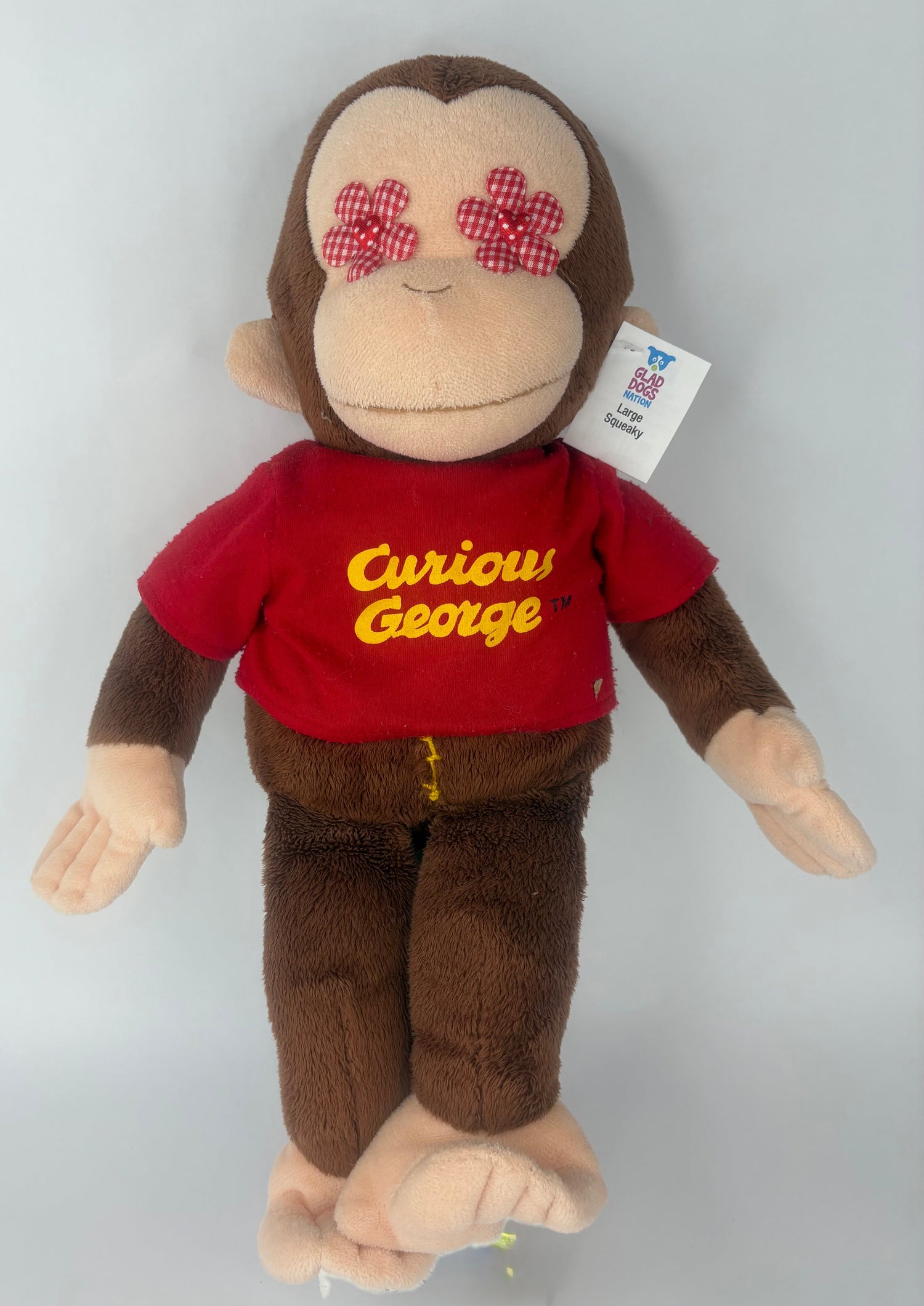 Large Cartoon Character Squeak &amp; NO Squeak Dog Toys: 11"-14"