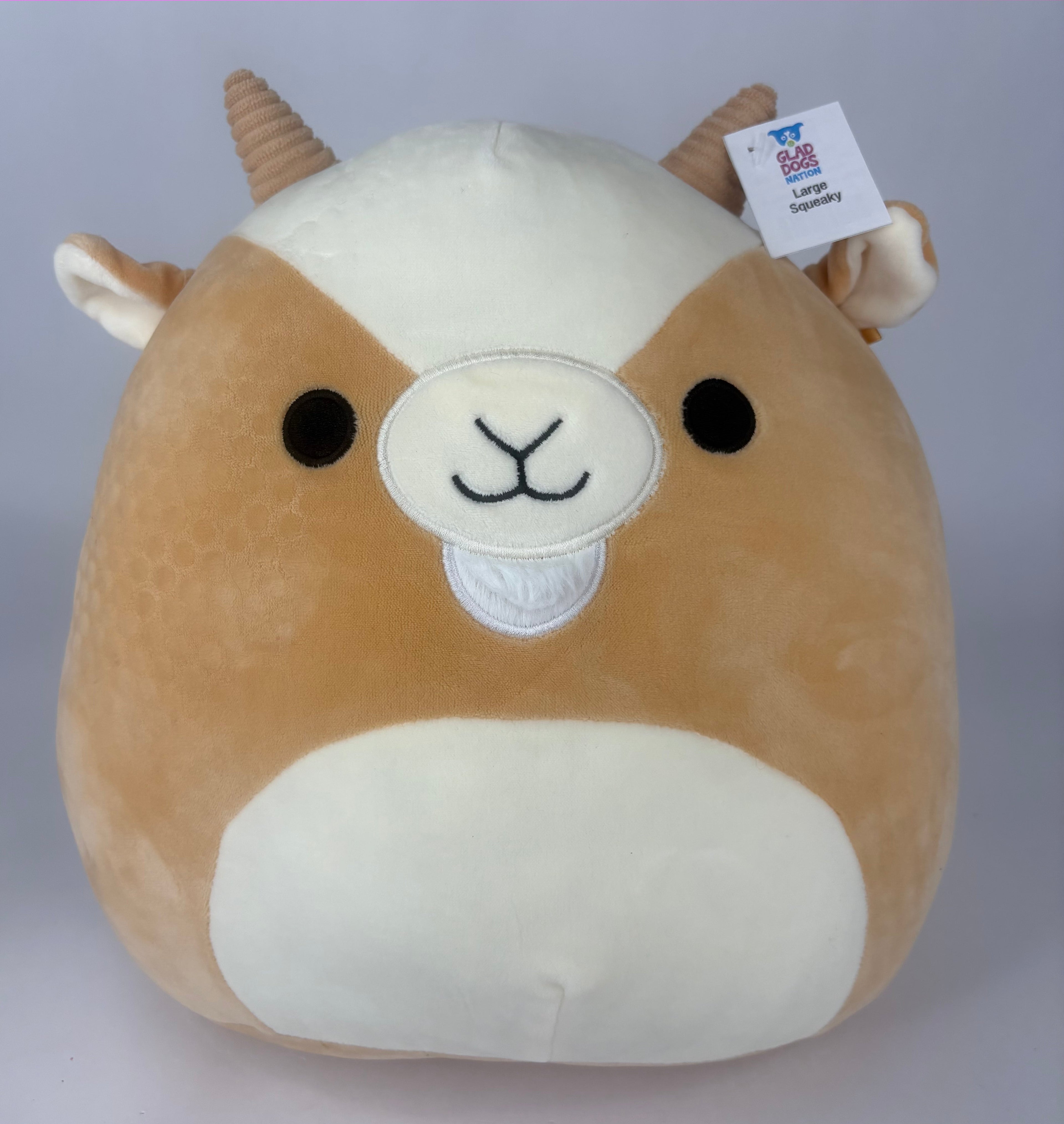 BOGO! Large Squishy Cuddlers Super Soft Plush Pet Toys: Squeak &amp; NO Squeak