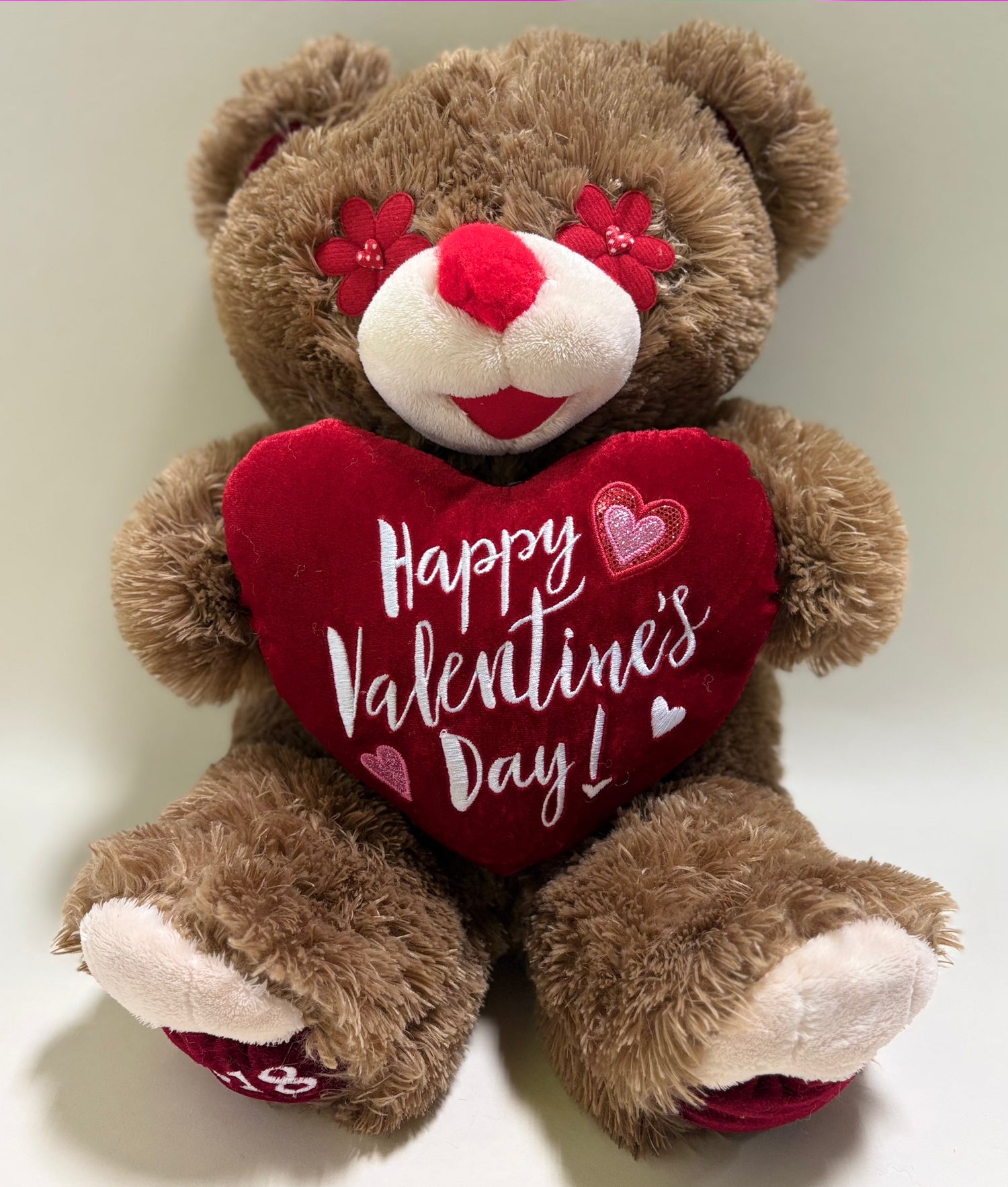 EXTRA LARGE Hearts, Love &amp; Candy Dog Toy: Squeak &amp; NO Squeak