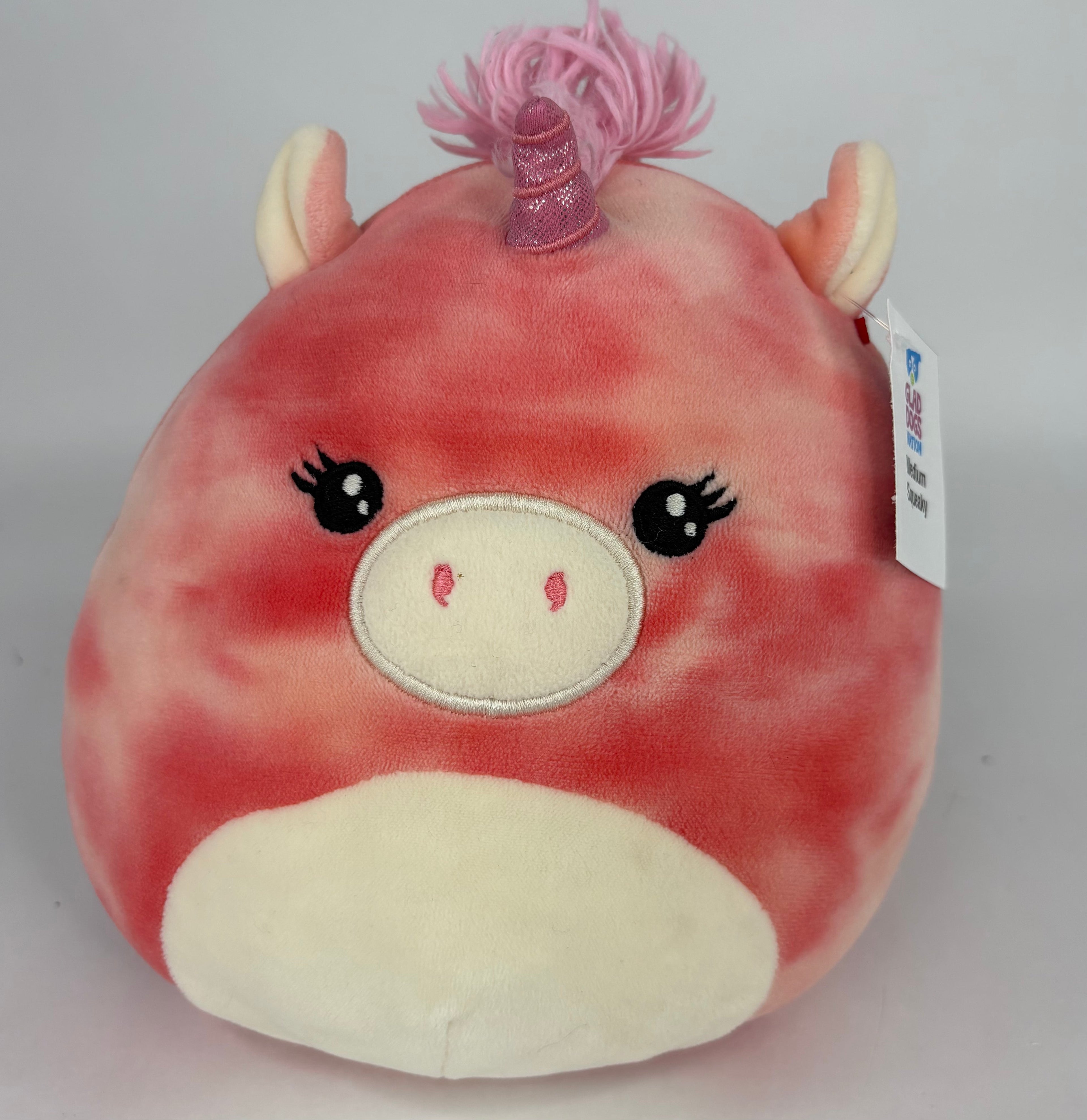 BOGO! Medium Squishy Cuddlers Super Soft Plush Pet Toys: Squeak &amp; NO Squeak