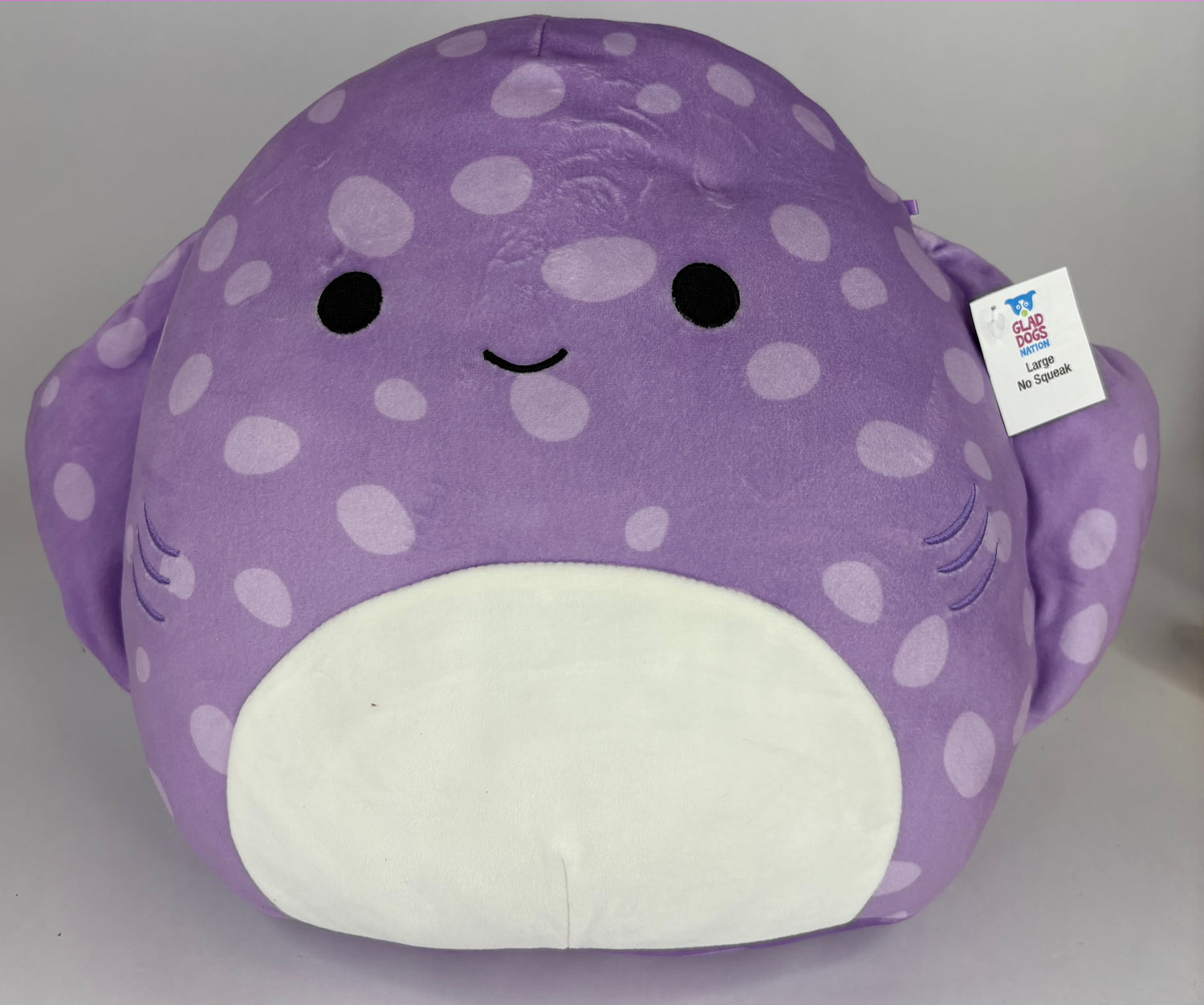 BOGO! Large Squishy Cuddlers Super Soft Plush Pet Toys: Squeak &amp; NO Squeak