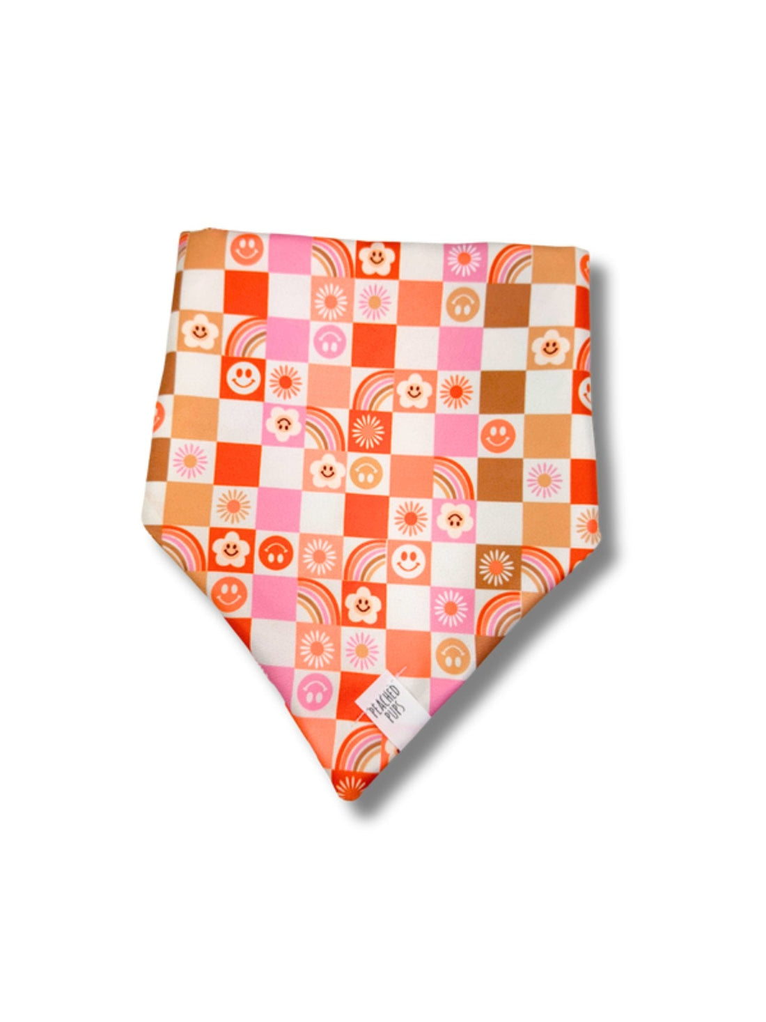 Retro Rainbow Dog Bandana