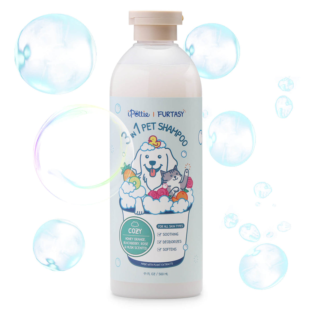 Furtasy Pet Shampoo, Sunshine &amp; Cozy Formulas