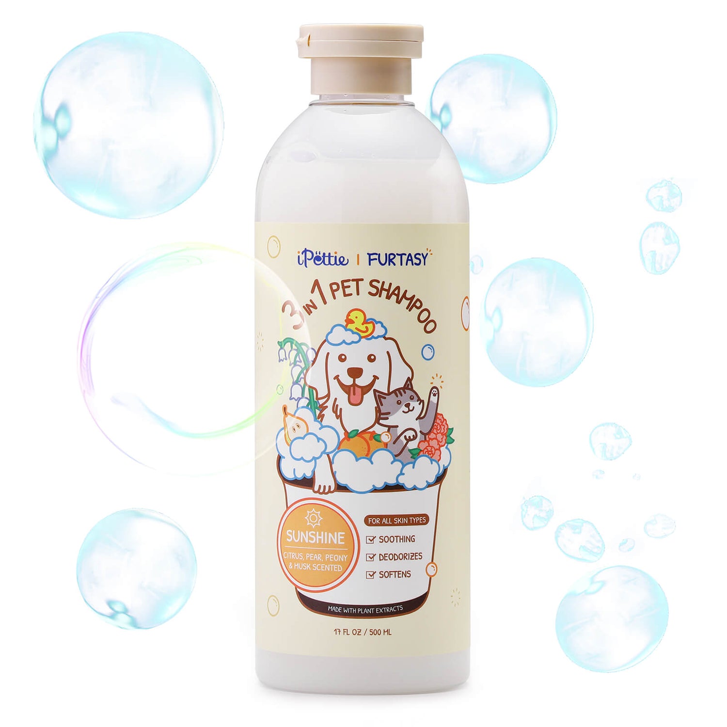 Furtasy Pet Shampoo, Sunshine &amp; Cozy Formulas