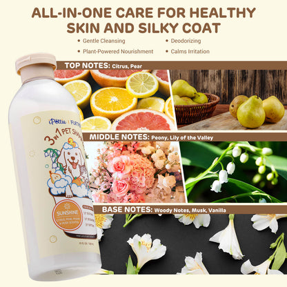 Furtasy Pet Shampoo, Sunshine &amp; Cozy Formulas
