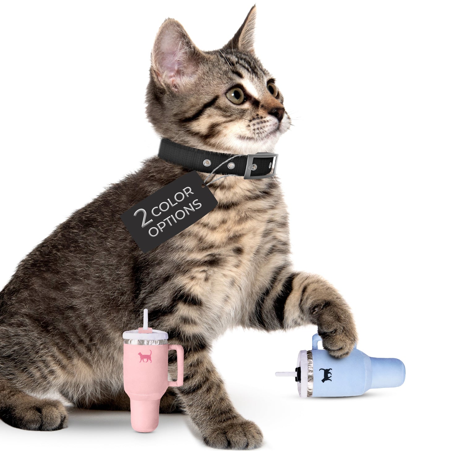 PUPROAR Kitty Cup Cat Toy | Cute Catnip &amp; Crinkle Plush Cat Toy