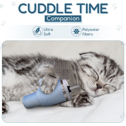 PUPROAR Kitty Cup Cat Toy | Cute Catnip &amp; Crinkle Plush Cat Toy