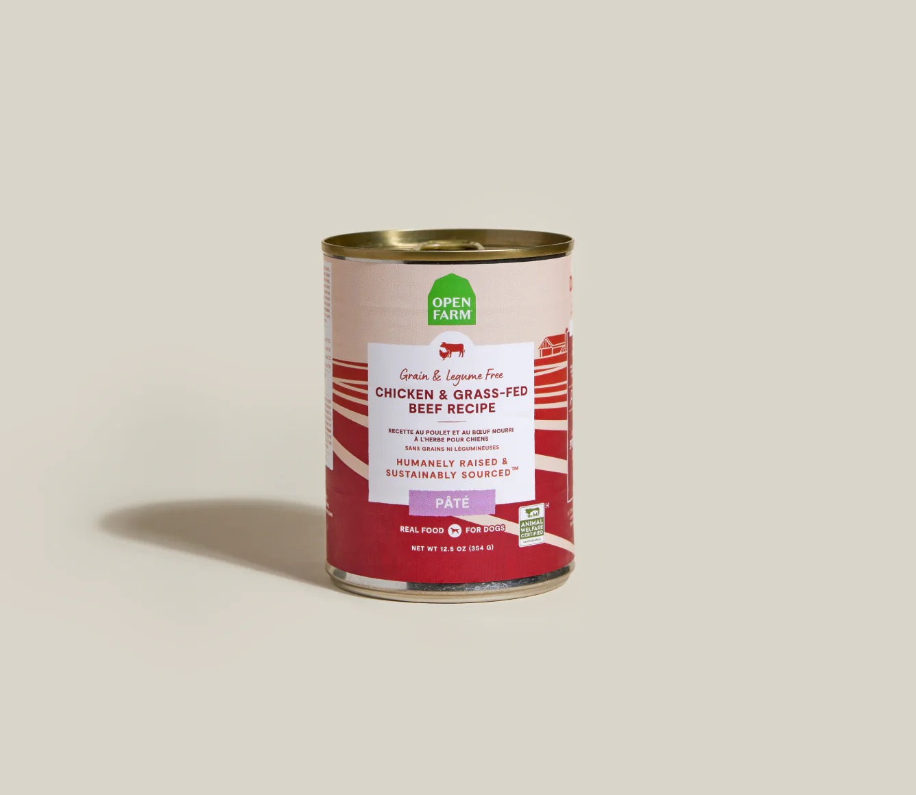 Open Farm Grain Free Chicken &amp; Beef Pate Wet Dog Food (12.5oz)