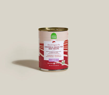 Open Farm Grain Free Chicken &amp; Beef Pate Wet Dog Food (12.5oz)