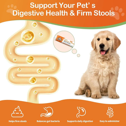 Kaolin Pectin Probiotic Paste for Dogs &amp; Cats – Digestive Support Anti-Diarrhea