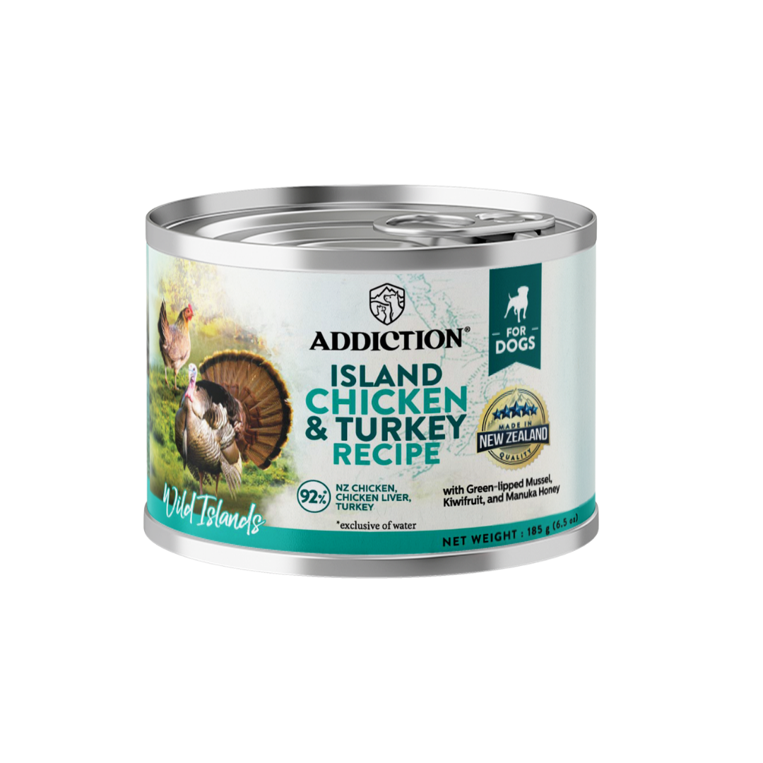 Wild Islands Island Chicken &amp; Turkey Recipe Premium Grain-free Canned Dog Food 185g