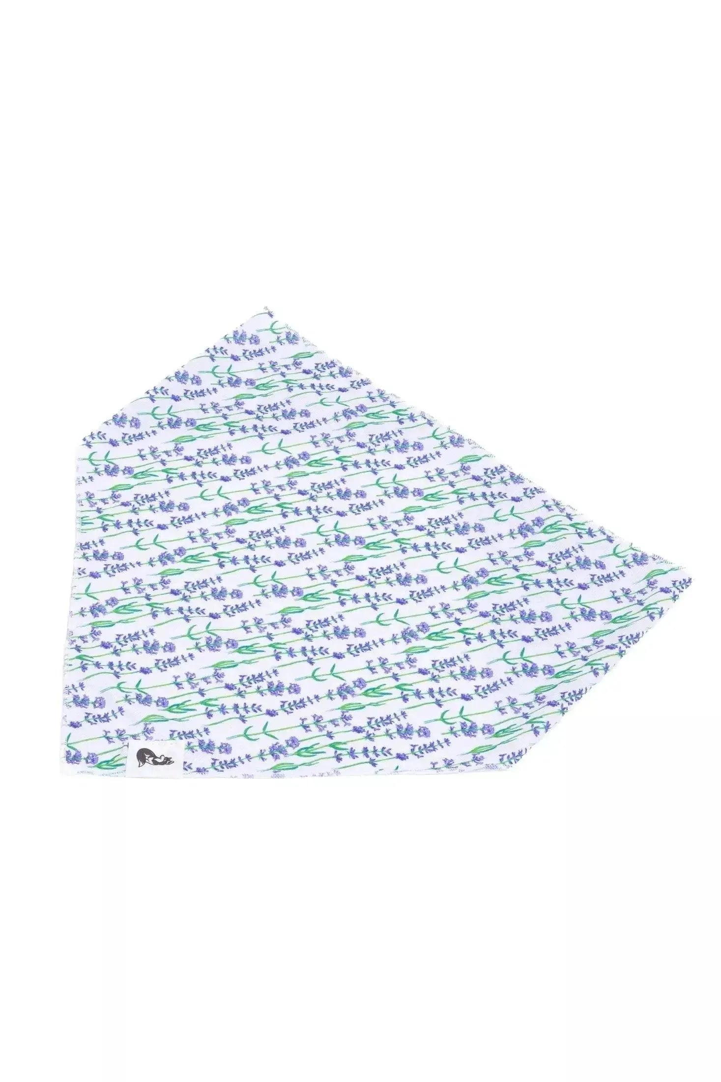 Lavender Blooms Dog Bandana &amp; Matching Keychain