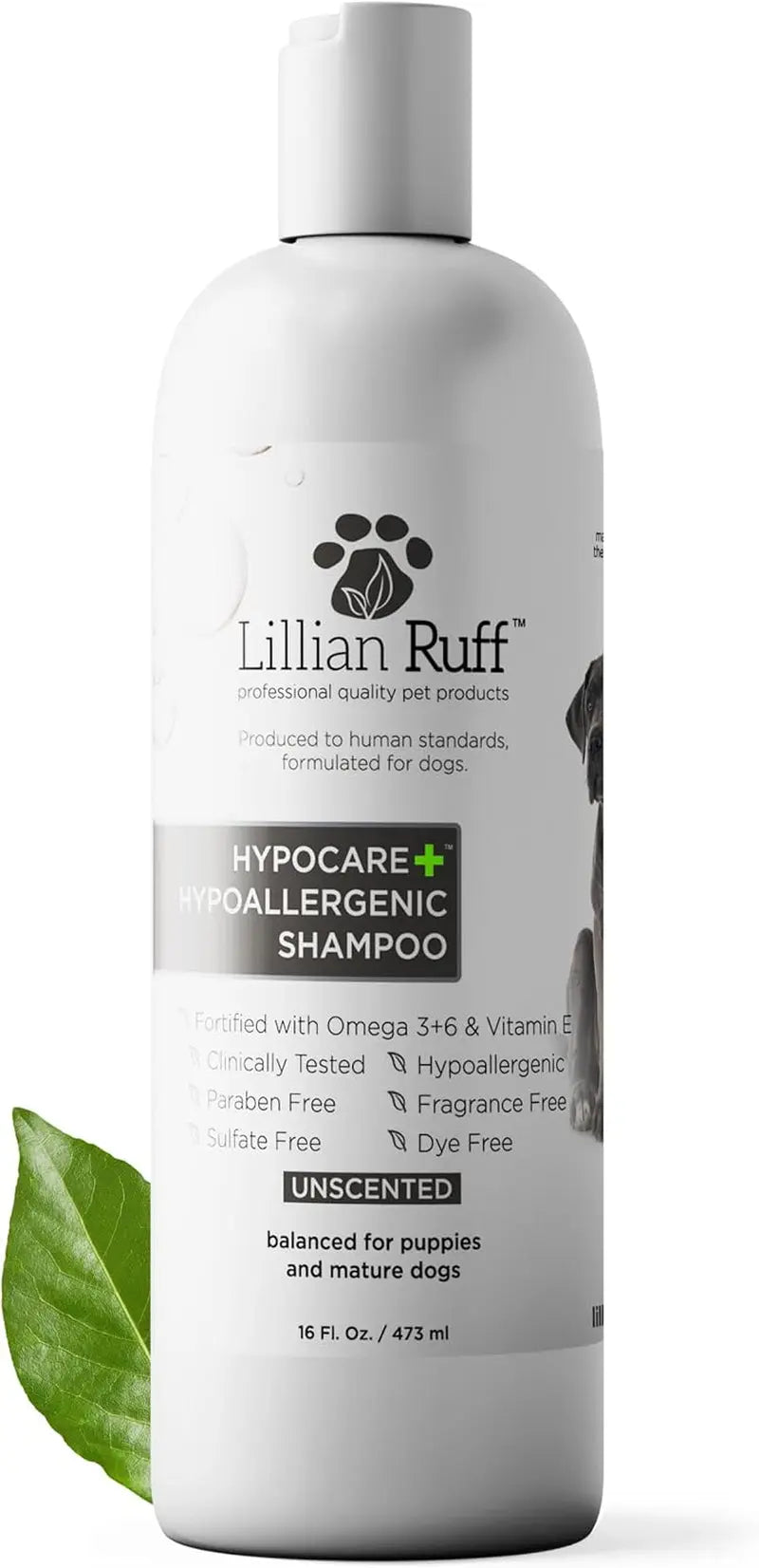 Lillian Ruff HypoCare+ Hypoallergenic Oatmeal Dog Shampoo &amp; Conditioner Set
