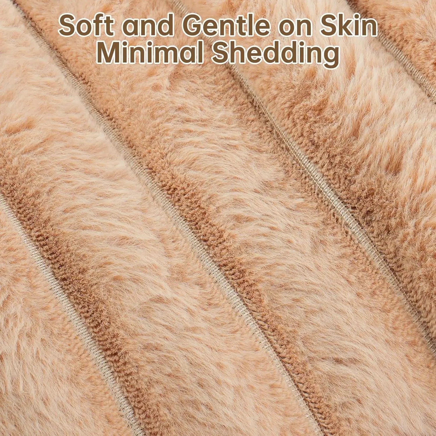 Luxury Donut Dog &amp; Cat Bed, Faux Fur Calming Pet Bed with Non-Slip Base