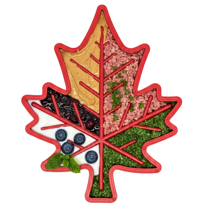 Canadian Maple Leaf Nylon Dog Chew Toy - Indestructible &amp; USA Made