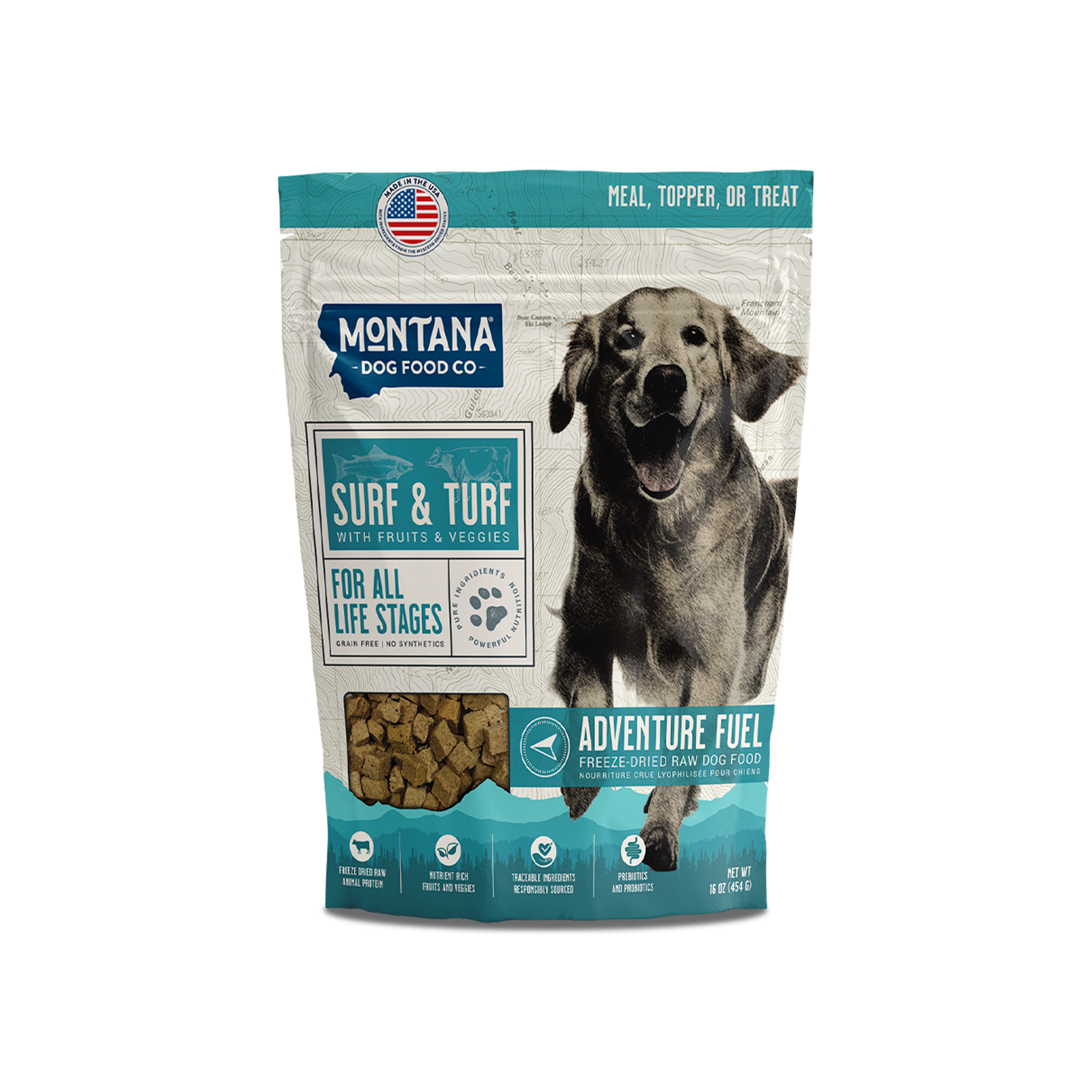Grain-free Surf &amp; Turf Freeze-dried Raw Adventure Fuel (Dog Food)