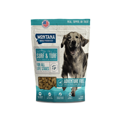 Grain-free Surf &amp; Turf Freeze-dried Raw Adventure Fuel (Dog Food)