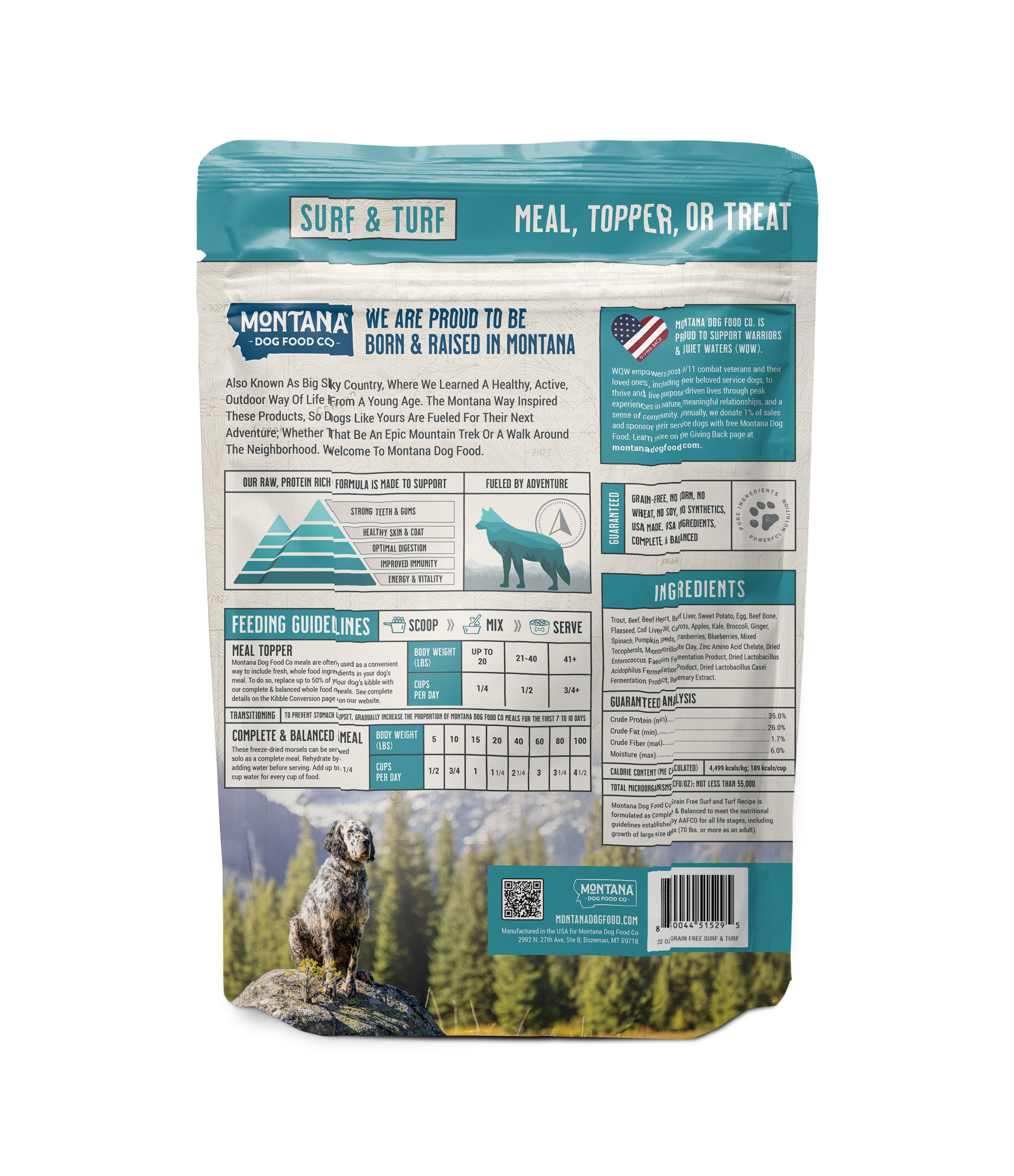 Grain-free Surf &amp; Turf Freeze-dried Raw Adventure Fuel (Dog Food)