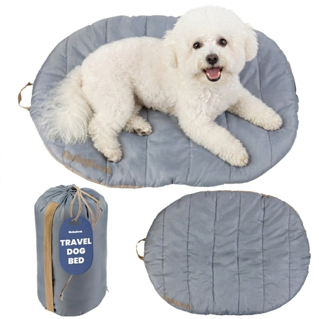 Travel Dog Bed - Foldable &amp; Packable for Travel, Road Trip, Camping
