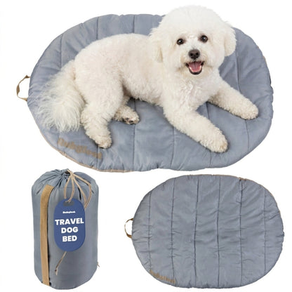 Travel Dog Bed - Foldable &amp; Packable for Travel, Road Trip, Camping