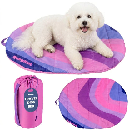 Travel Dog Bed - Foldable &amp; Packable for Travel, Road Trip, Camping