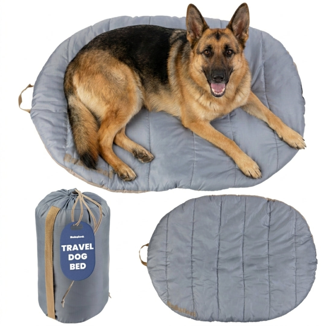 Travel Dog Bed - Foldable &amp; Packable for Travel, Road Trip, Camping