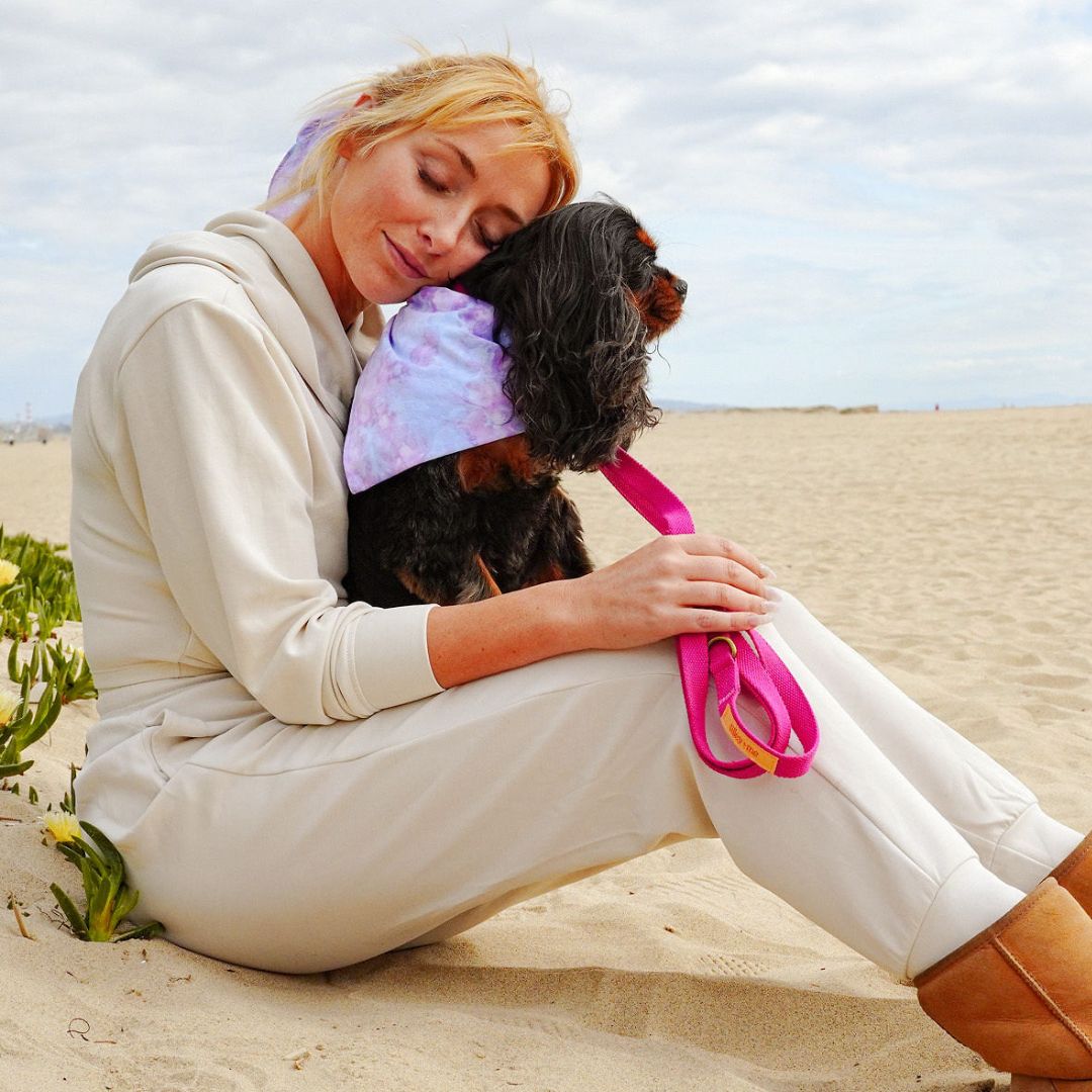 Tilley + Me Hemp Cotton Dog Leash - Durable, Sustainable, Adjustable, Lightweight &amp; Soft-Malibu