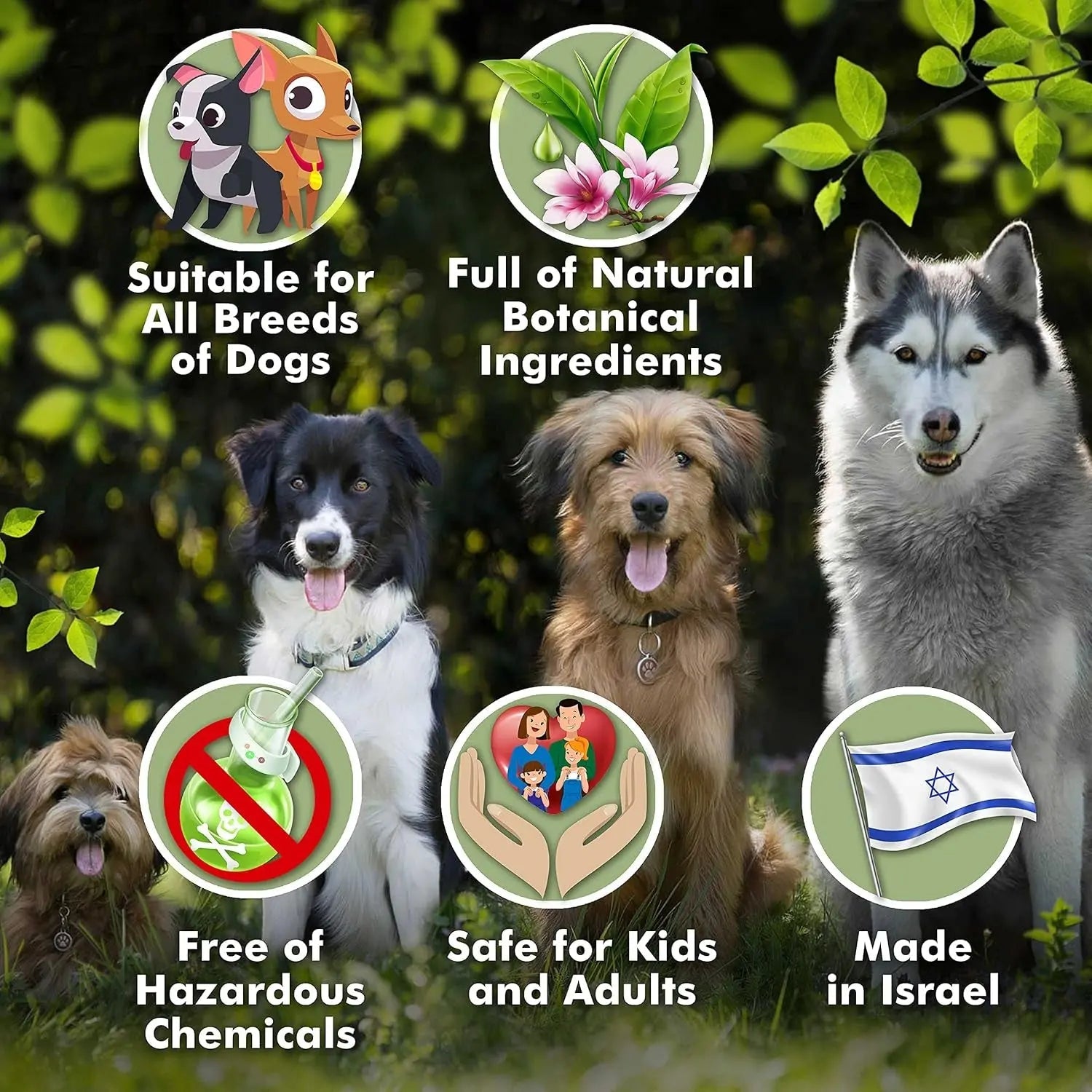 Medicated Dog Shampoo Anti Itch &amp; Yeast Hot Spot Skin Relief 13.5oz