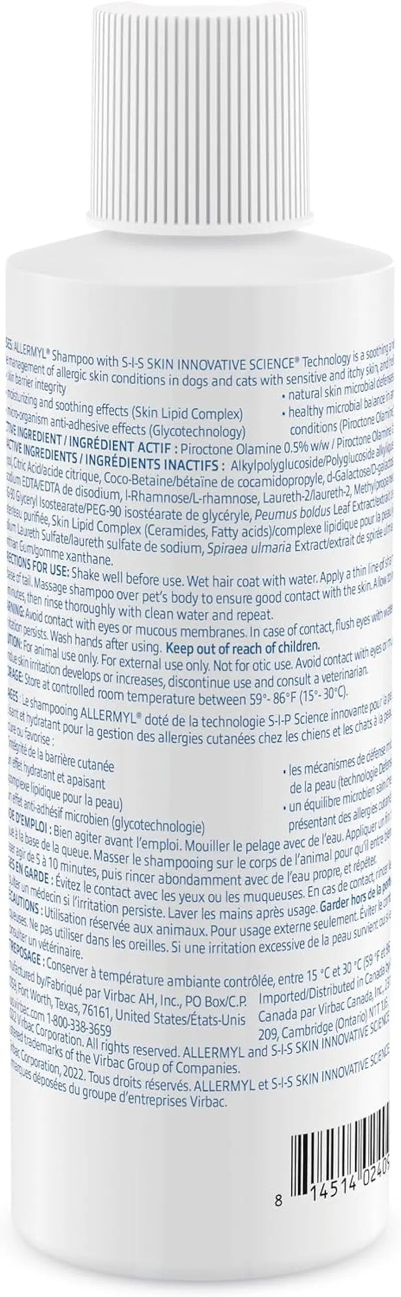 Medicated Pet Shampoo for Dogs &amp; Cats – Hypoallergenic, Soothing, Moisturizing