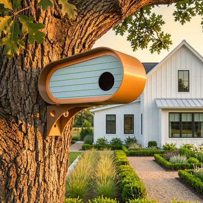 ADG42 The Oransa Mid-Century Modern Birdhouse