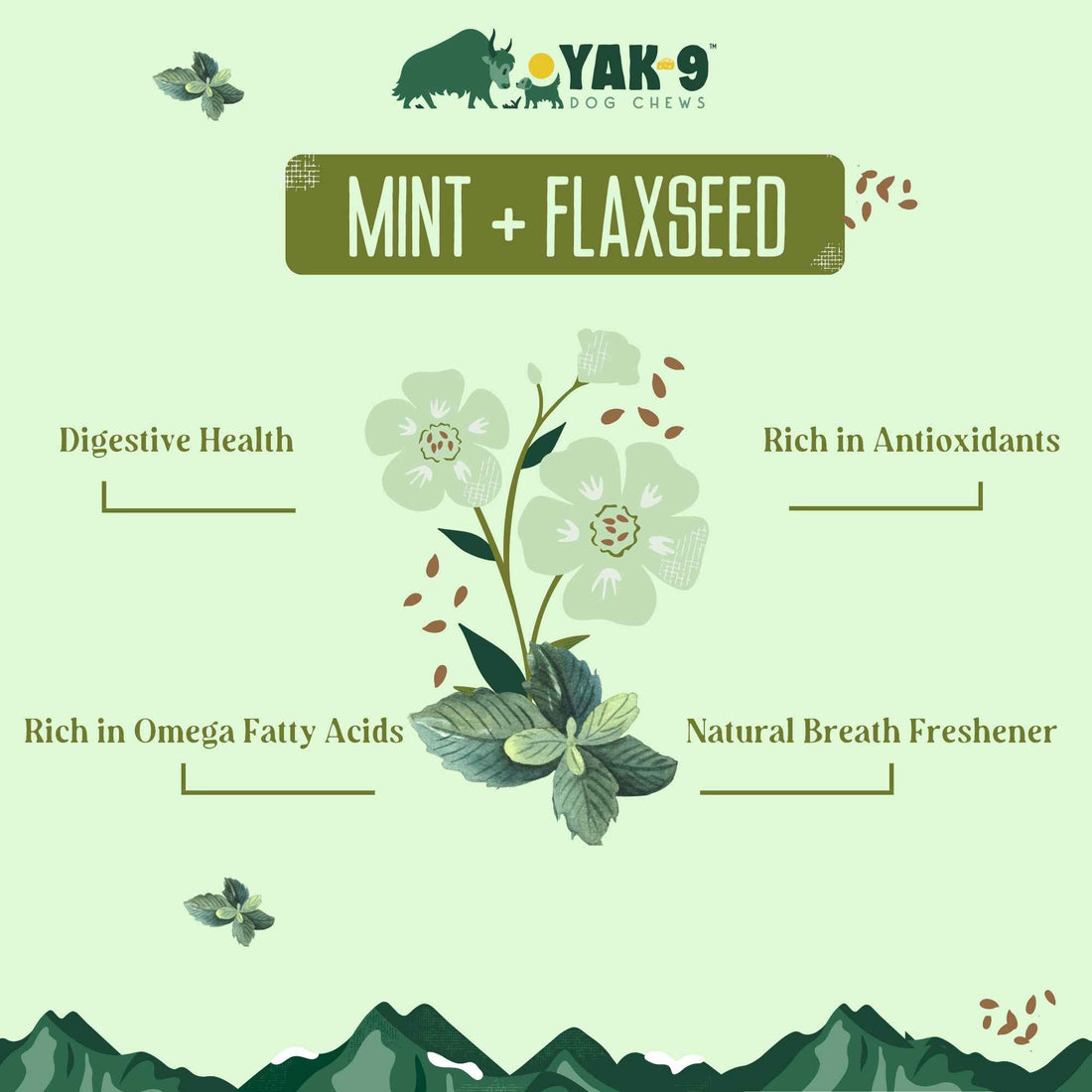 Flaxseed &amp; Mint Cheese Chews for Dogs
