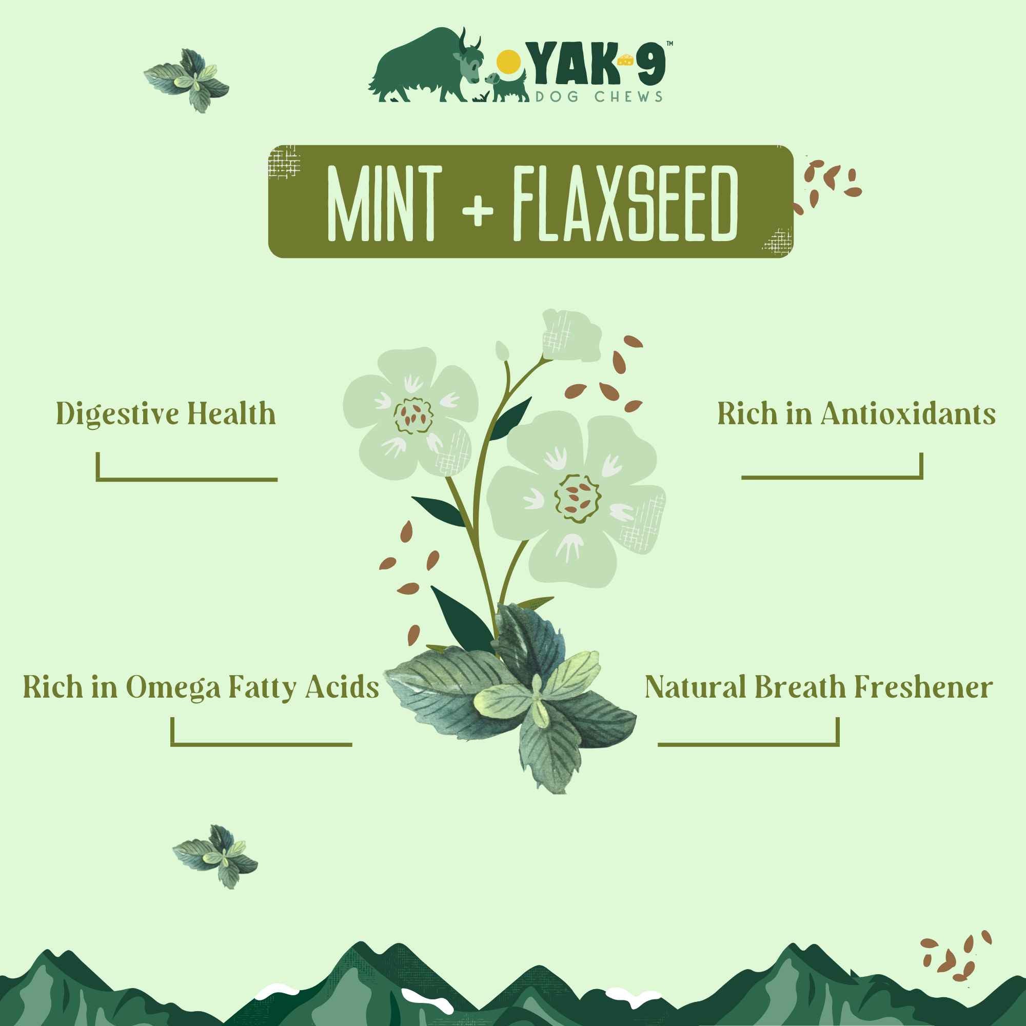 Flaxseed &amp; Mint Cheese Chews for Dogs