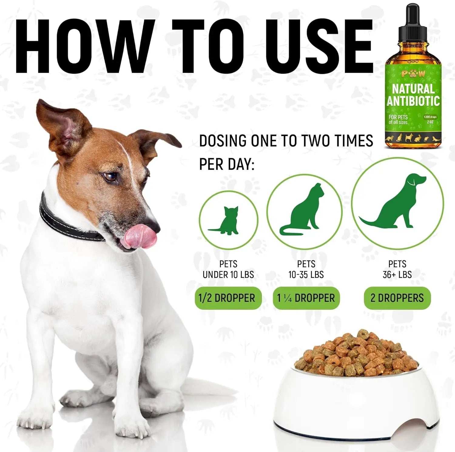 Natural Pet Immune Support Drops for Dogs &amp; Cats, Skin, Coat &amp; Digestion – 2 oz