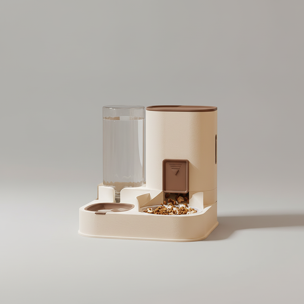 Gravity Auto Feeder &amp; Water Station