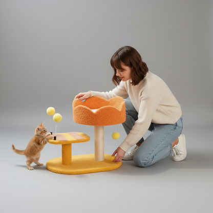 Compact Cat Perch Station