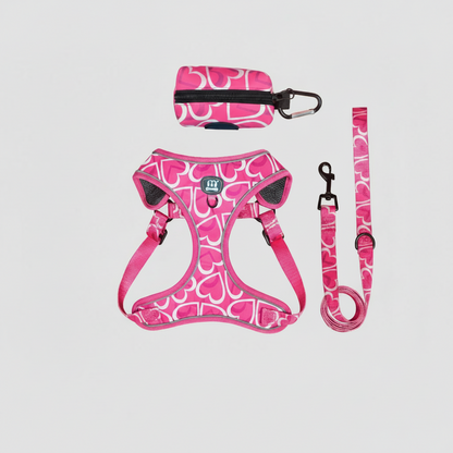 3-Piece Dog Harness &amp; Leash Set