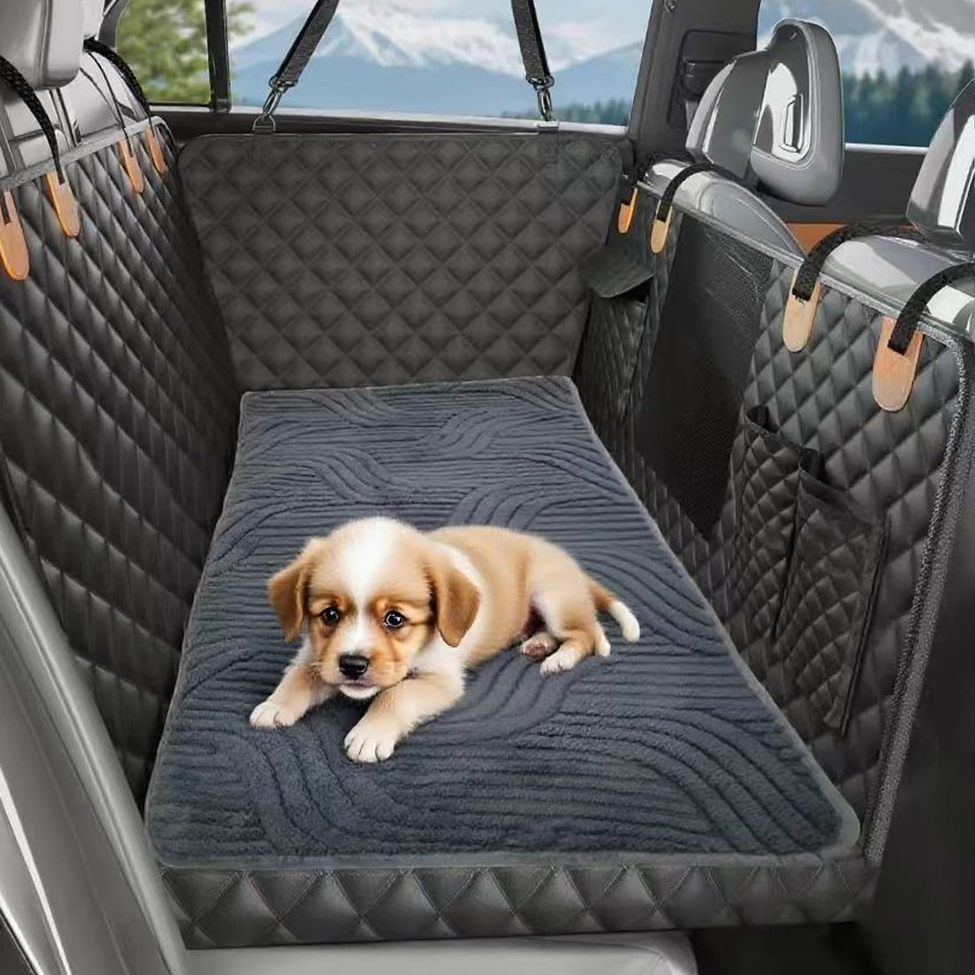 Premium Non-Slip Car Seat Cushion for Dogs &amp; Cats - Thickened Comfort Mat