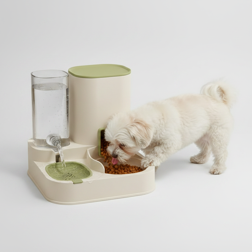 Gravity Auto Feeder &amp; Water Station
