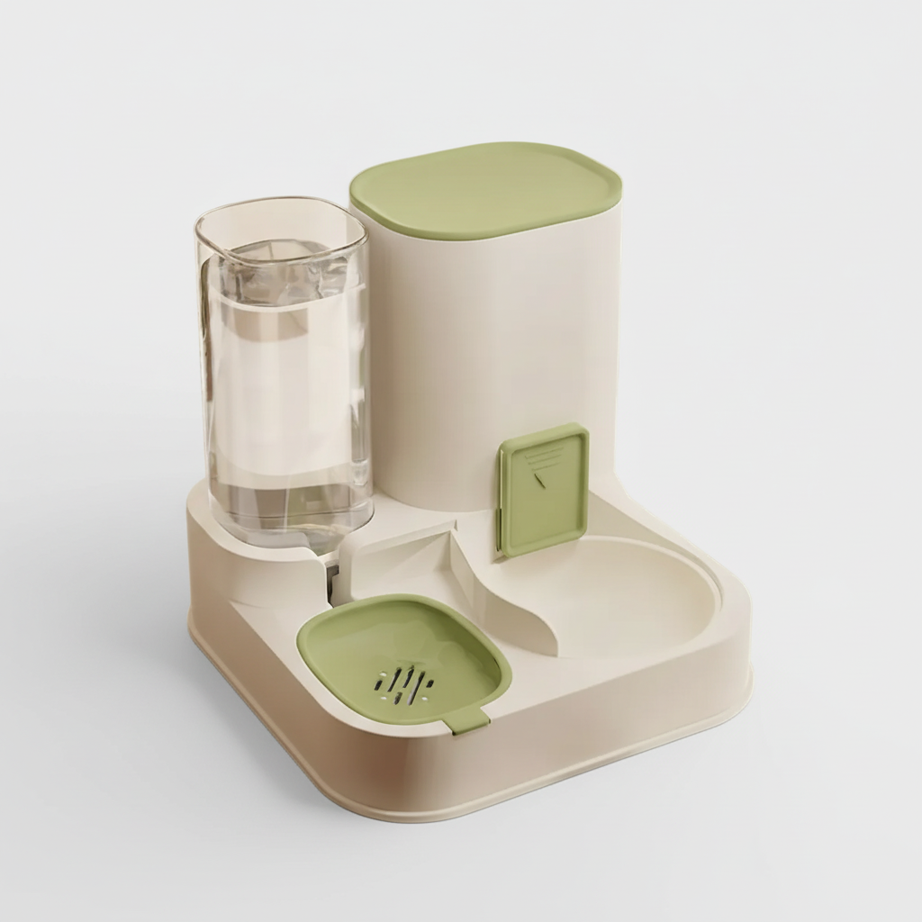 Gravity Auto Feeder &amp; Water Station