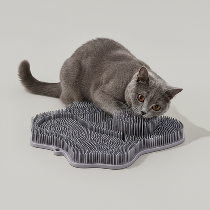 Self-Grooming &amp; Scratching Pad for Cats