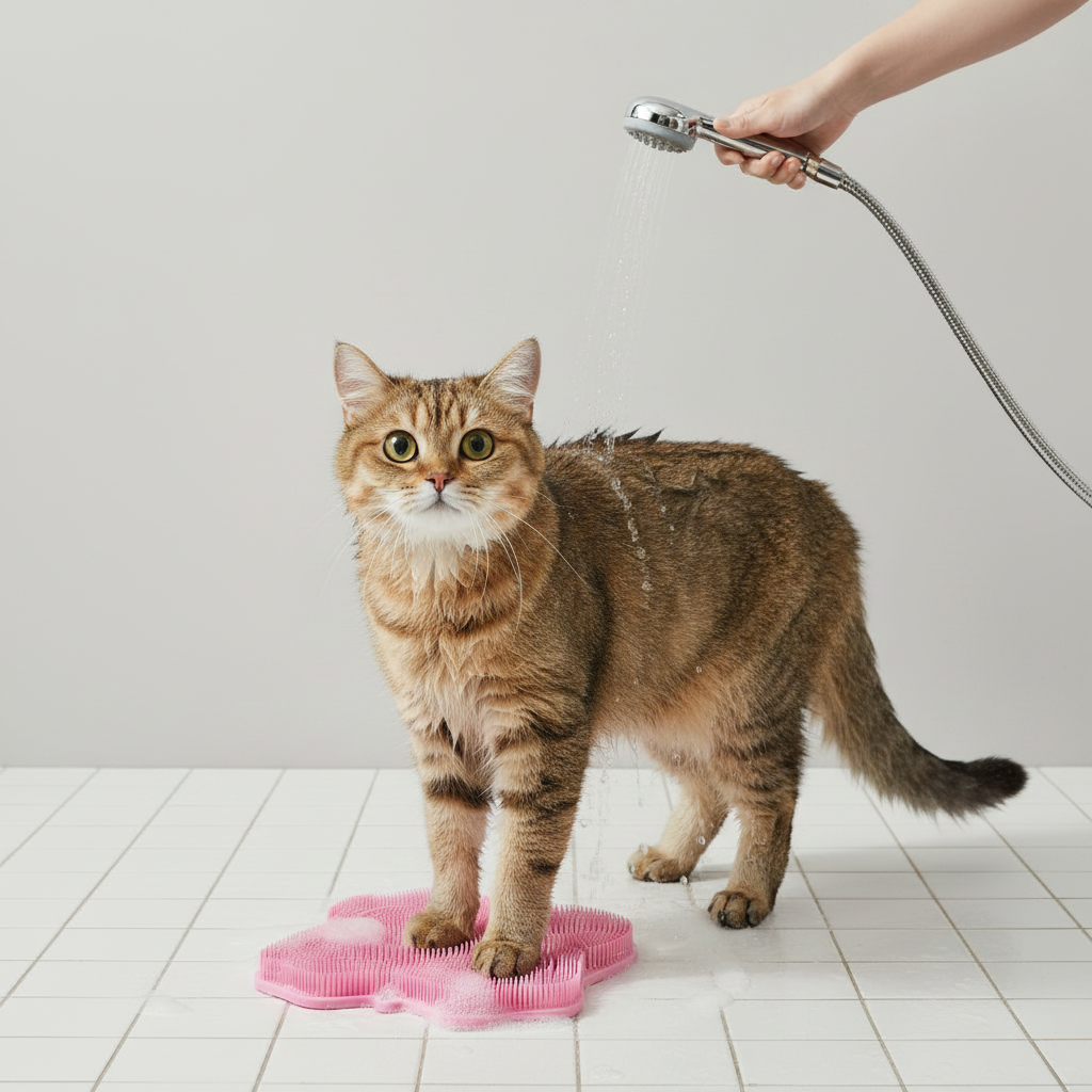 Self-Grooming &amp; Scratching Pad for Cats