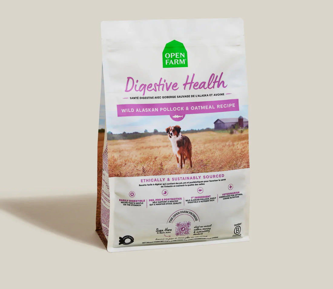 Open Farm Pollock &amp; Oatmeal Digestive Health Dry Dog Food