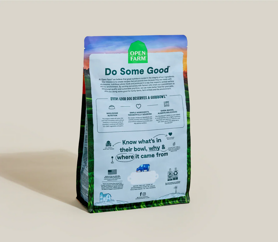 Open Farm Goodbowl Grass-Fed Beef &amp; Brown Rice Dry Dog Food (3.5lb)
