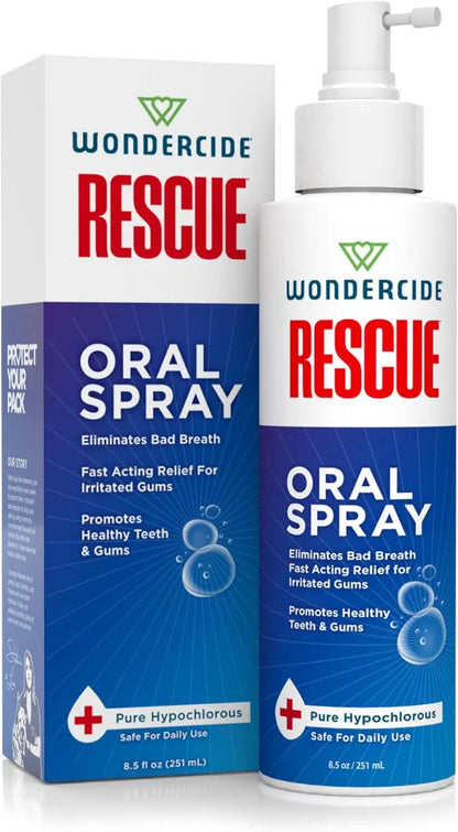 Oral Spray Dogs &amp; Cats Breath &amp; Gum Care 8.5oz with Pure Hypochlorous – 8.5 Oz