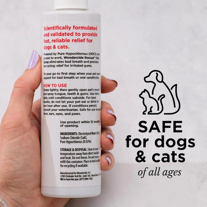 Oral Spray Dogs &amp; Cats Breath &amp; Gum Care 8.5oz with Pure Hypochlorous – 8.5 Oz