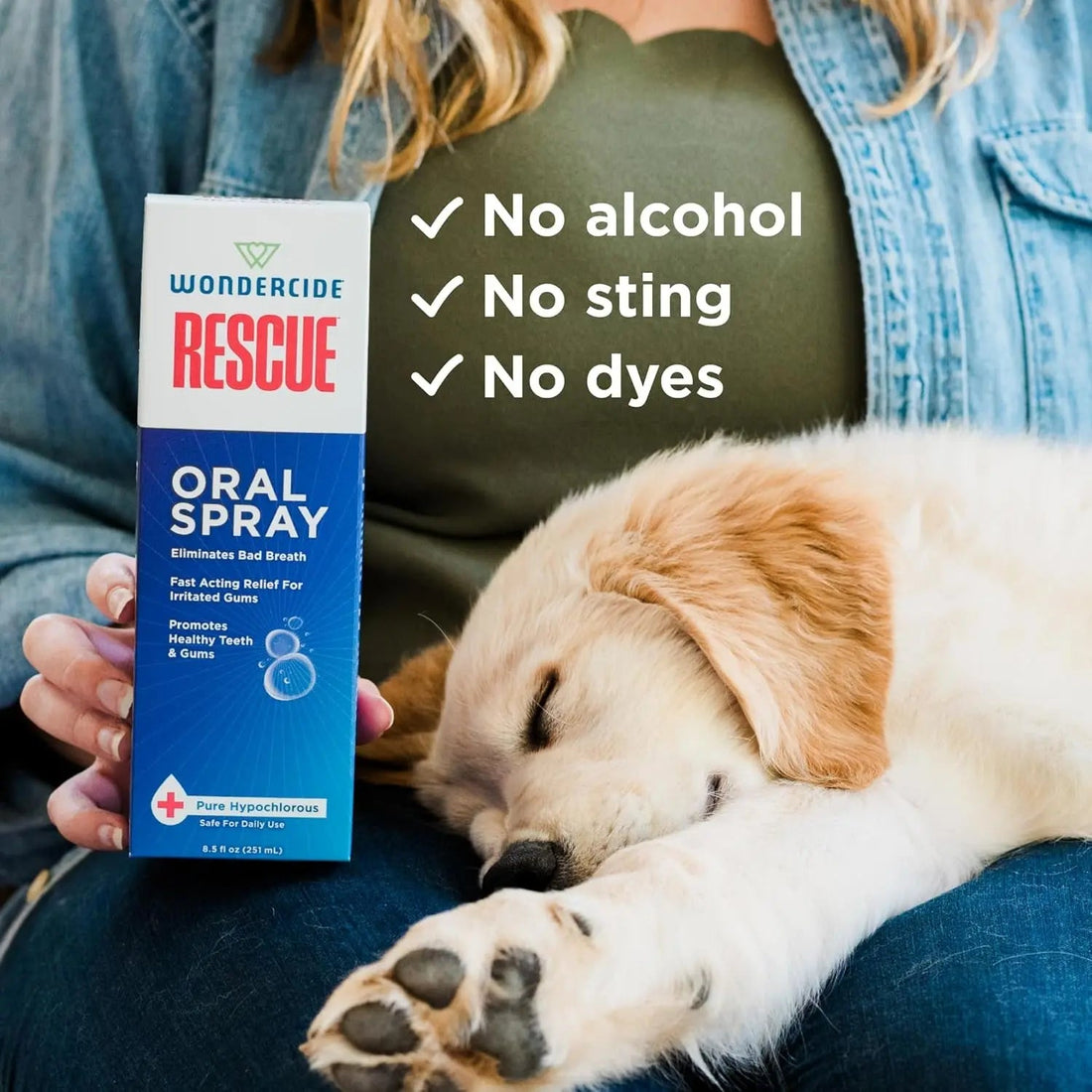 Oral Spray Dogs &amp; Cats Breath &amp; Gum Care 8.5oz with Pure Hypochlorous – 8.5 Oz