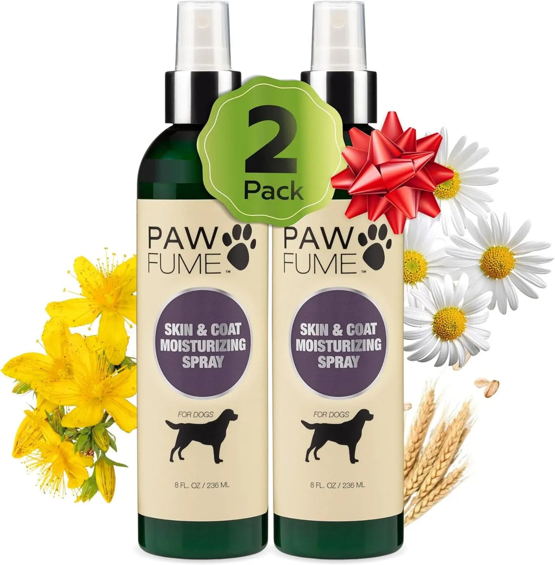 PAWFUME Deshedding Dog Shampoo &amp; Conditioner – Probiotic Detangling Formula