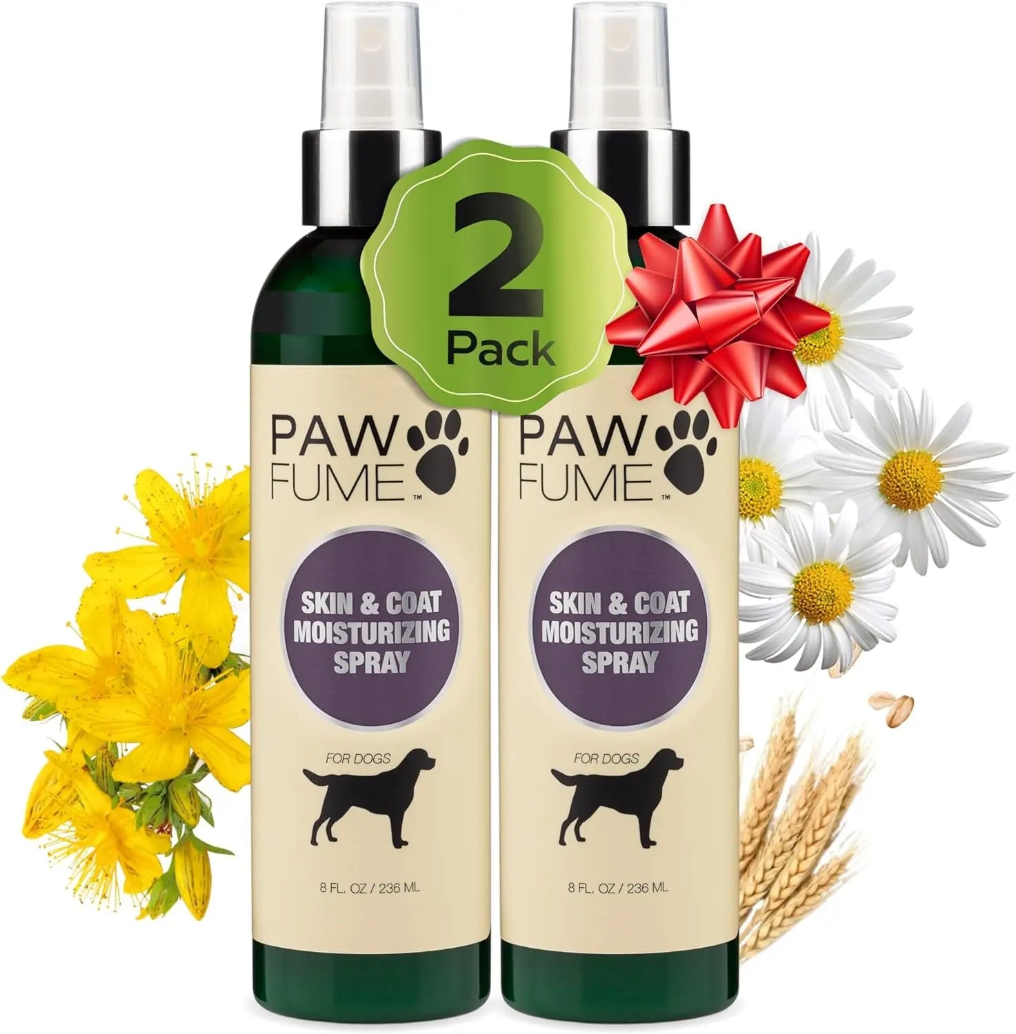 PAWFUME Deshedding Dog Shampoo &amp; Conditioner – Probiotic Detangling Formula