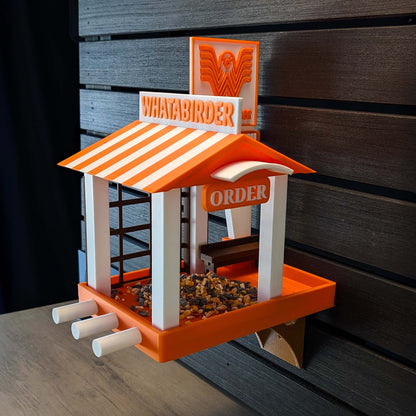 ADG42 The Whatabirder Parody Bird Feeder | Classic or Cafe Style