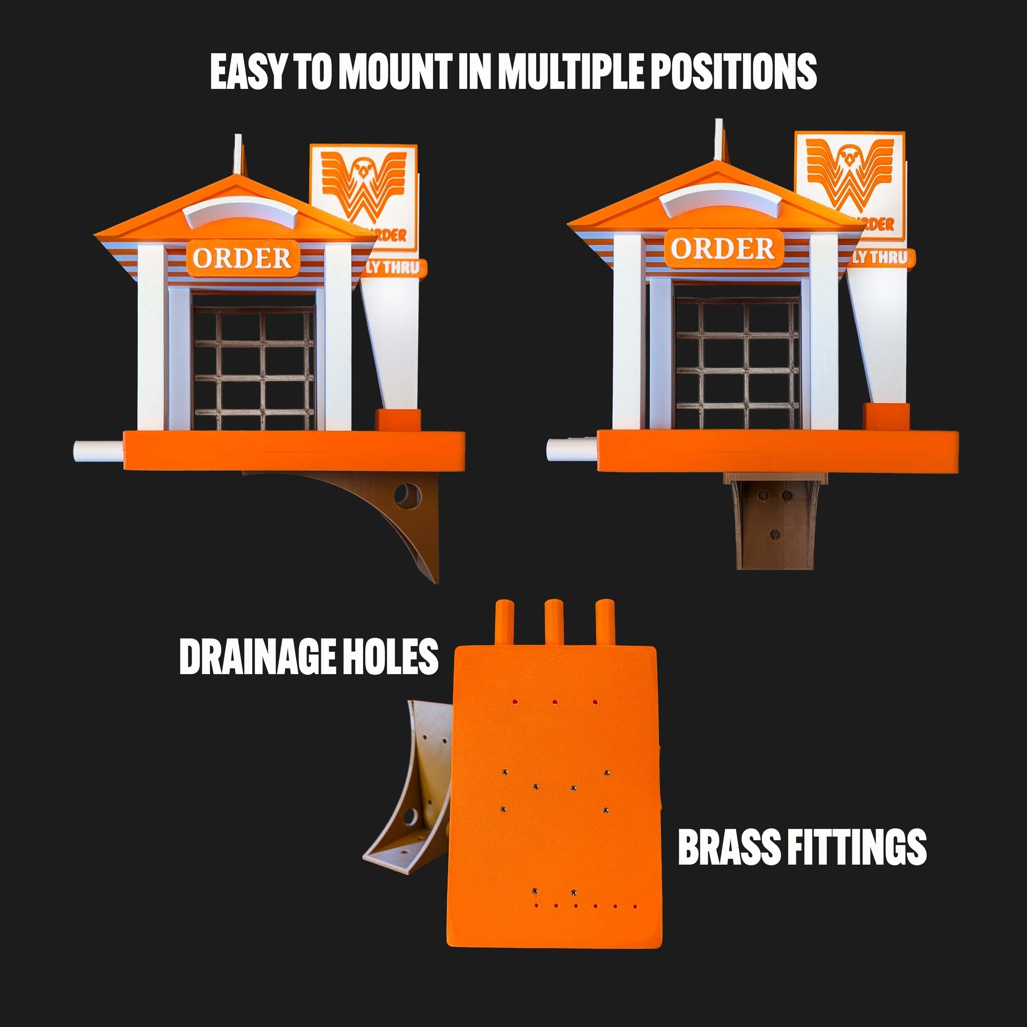 ADG42 The Whatabirder Parody Bird Feeder | Classic or Cafe Style